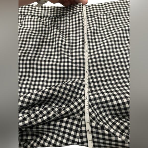 Rag & Bone Layla Gingham High-Waisted Ankle Pants- Size 6- NWOT - Picture 7 of 11